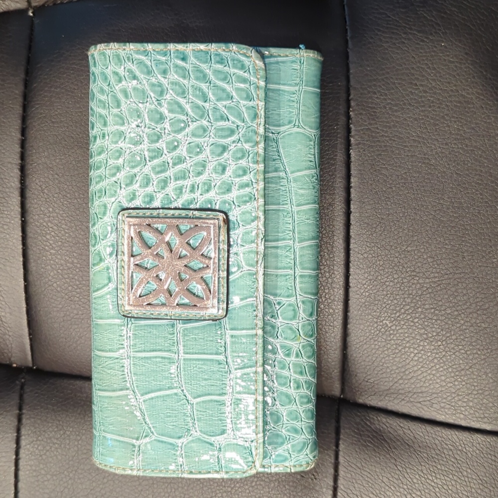 Jeun Bang  Croco Wallet, Used